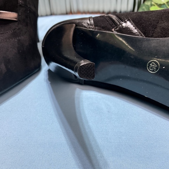 Ankle Boots high heels black suede - Picture 6 of 6